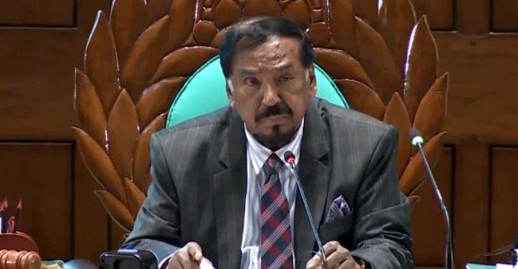 নির্বাচন না হওয়া পর্যন্ত রাষ্ট্রপতির দায়িত্ব পালন করবেন স্পিকার হাফিজ উদ্দিন